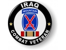10th Mountain Division Iraq Combat Veteran Emblem