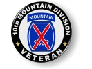 10th Mountain Division Veteran Emblem