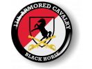 11th Armored Cavalry Black Horse Emblem
