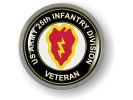 25th Infantry Division Veteran Emblem