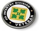 4th Infantry Division Veteran Emblem