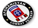  82nd Airborne Division Afghanistan Combat Veteran Emblem