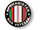 Afghanistan War Veteran Emblem