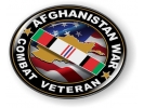 Afghanistan War Combat Veteran Emblem