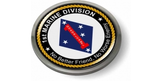 USMC - 1st Marine Division Emblem