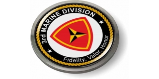 USMC - 3rd Marine Division Emblem