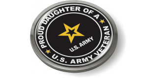 Proud Daughter of a U.S. Army Veteran Emblem