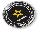 Proud Daughter of a U.S. Army Veteran Emblem