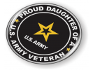 Proud Daughter of a U.S. Army Veteran Emblem