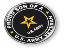 Proud Son of a U.S. Army Veteran Emblem