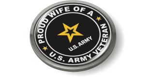 Proud Wife Of a U.S. Army Veteran Emblem