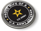 Proud Wife Of a U.S. Army Veteran Emblem