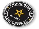 Proud Wife Of a U.S. Army Veteran Emblem