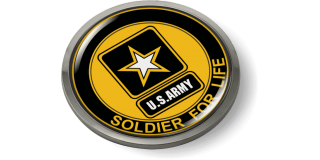 Soldier for Life U.S. Army Emblem