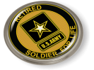 Soldier for Life Retired U.S. Army Emblem