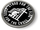 Stand for the Flag - Kneel for the Cross Emblem