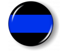 Thin Blue Line Domed Emblem