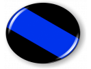 Thin Blue Line Domed Emblem