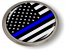 Thin Blue Line American Flag Emblem