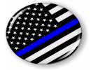 Thin Blue Line American Flag Emblem