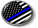 Thin Blue Line American Flag Emblem