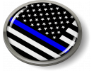 Thin Blue Line American Flag Emblem
