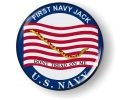 U.S. Navy First Navy Jack Flag Emblem