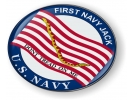 U.S. Navy First Navy Jack Flag Emblem