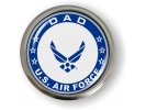 USAF - U.S. Air Force Dad Emblem (Blue Wings)