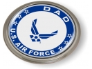 USAF - U.S. Air Force Dad Emblem (Blue Wings)