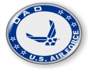 USAF - U.S. Air Force Dad Emblem (Blue Wings)