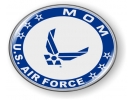 USAF - U.S. Air Force Mom Emblem (Blue Wings)