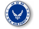 USAF - U.S. Air Force Mom Emblem (White Wings)