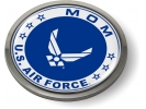 USAF - U.S. Air Force Mom Emblem (White Wings)