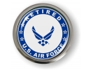USAF - U.S. Air Force Retired Emblem (Blue Wings)