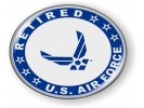 USAF - U.S. Air Force Retired Emblem (Blue Wings)
