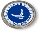 USAF - U.S. Air Force Retired Emblem (White Wings)