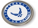 USAF - U.S. Air Force Veteran Emblem (Blue Wings)