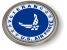 USAF - U.S. Air Force Veteran Emblem (White Wings)