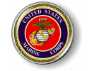 U.S. Marine Corps - USMC Emblem (bl/r)