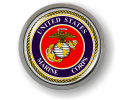 U.S. Marine Corps - USMC Emblem (bl/r)