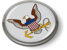 U.S. Navy Eagle and Anchor Emblem