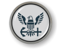 U.S. Navy Eagle and Anchor Emblem (w/b)