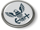 U.S. Navy Eagle and Anchor Emblem (w/b)