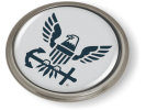 U.S. Navy Eagle and Anchor Emblem (w/b)