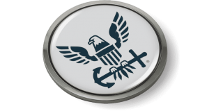 U.S. Navy Eagle and Anchor Emblem (w/b)