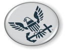 U.S. Navy Eagle and Anchor Emblem (w/b)