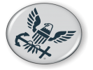 U.S. Navy Eagle and Anchor Emblem (w/b)