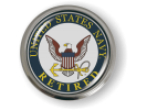 U.S. Navy Retired Eagle and Anchor Emblem