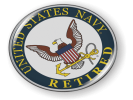 U.S. Navy Retired Eagle and Anchor Emblem